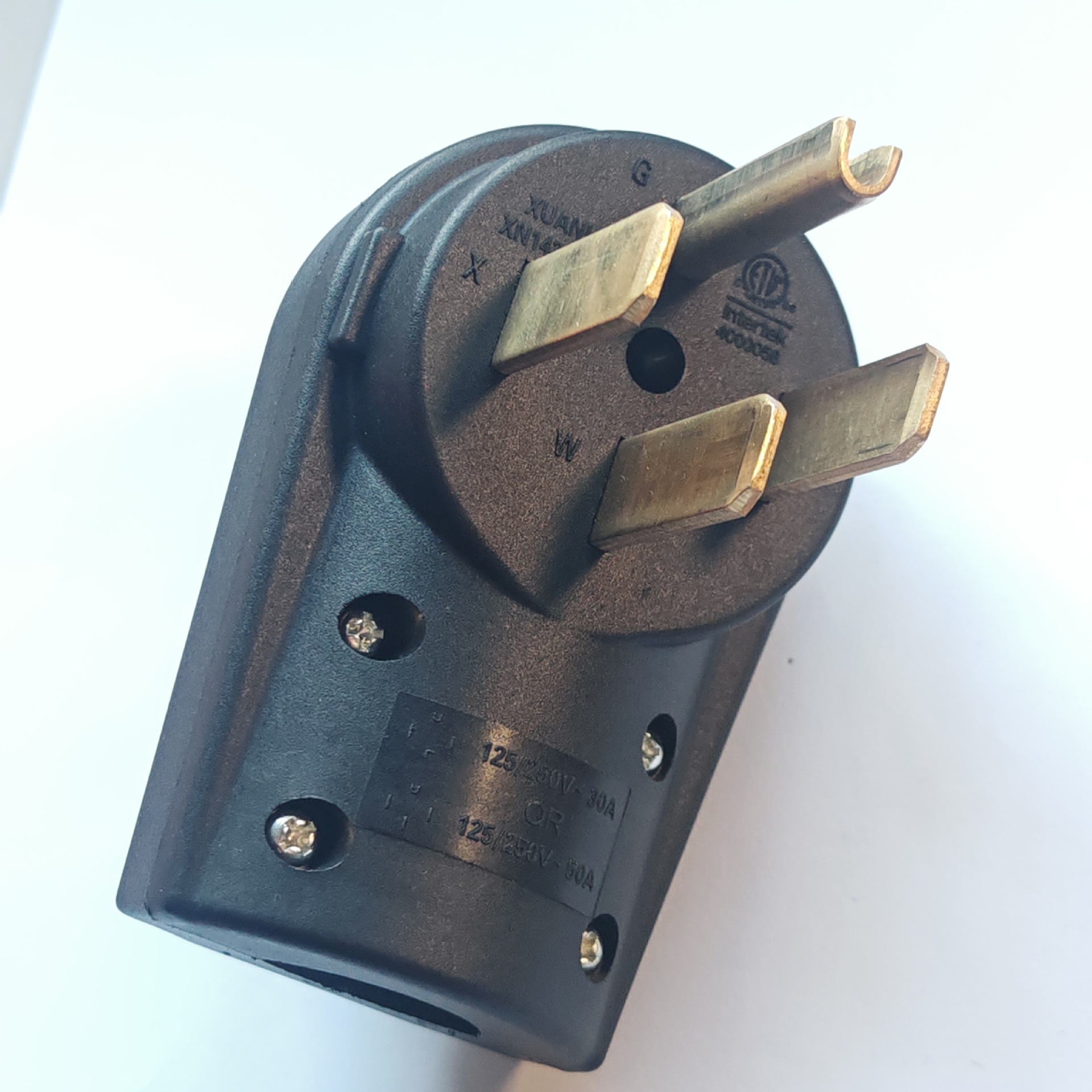 美标N14-50装配插头N14-30工业插头 发电机转换插头高端纯铜插座