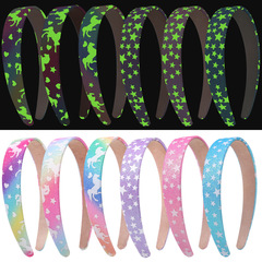 廠家直銷批發 亞馬遜熱賣新款夜光獨角獸五角星發箍 派對飾品