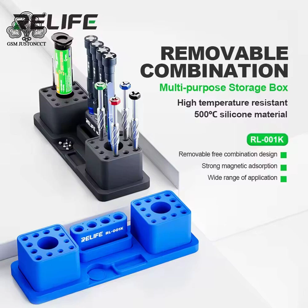 Xinxun RL-001K ящик для хранения отверток для ремонта мобильных телефонов, детали, классификационная коробка для инструментов, органайзер для отверток