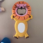 磁力瓶起子家用开酒器卡通动物啤酒开瓶器软胶启瓶器水果冰箱贴