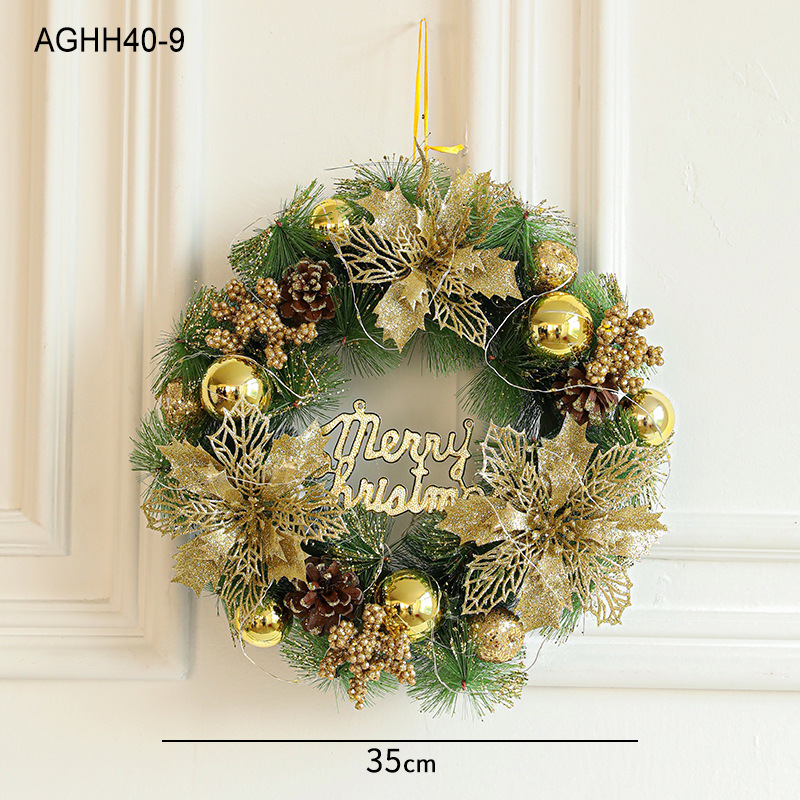 Nueva guirnalda de Navidad cifrada, guirnalda luminosa, ventana, puerta, pared, decoración, decoración, decoración, decoración, decoración