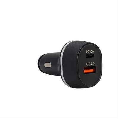 Mobil şarj cihazları, Charging Car Charger Pd30W - 731usb-ausb-cdual-port-simultaneous-fast-chargingmulti-protocol-fast-charging48w-black-bare-metal-opp-bag