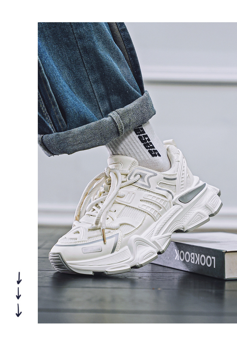 Herren 2024 neue Herbsthöhe zunehmende lässige Sport Jugend Mesh vielseitig dicke Sohle Papa trendige Schuhe_voghion.com