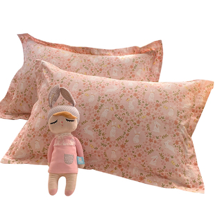 Pair of Pillowcases Wholesale Single Ins Popular Pillowcase 100 Thickeneded Pastoral Style Pillowcase