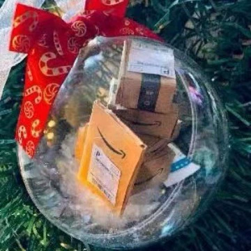 Забавный Рождественский подарок украшение елки Украшение Макет Слепой ящик независимая станция трансграничная 2023 Новый