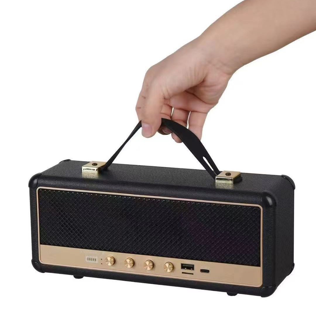 Cross-Border New Model M30 Wireless Bluetooth Speaker Portable Outdoor Audio Home Retro Desktop Subwoofer