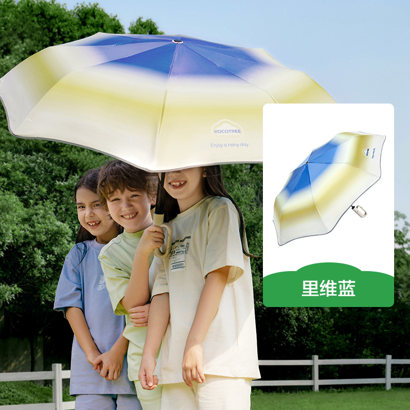 KK árbol paraguas para niños sol y lluvia paraguas plegables automáticas especiales para niños y niñas para estudiantes de primaria