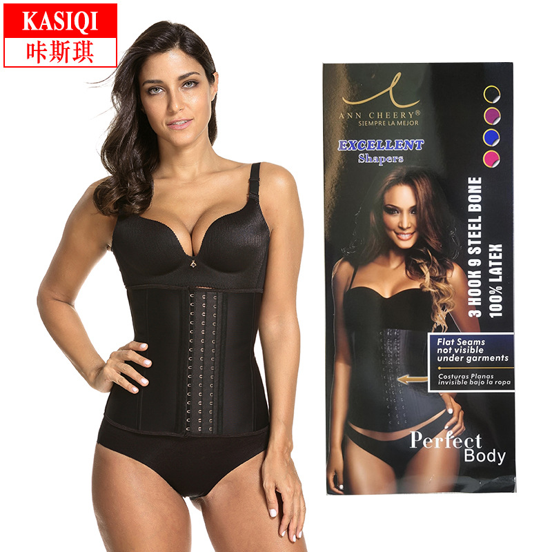 European and American rubber corset wais...