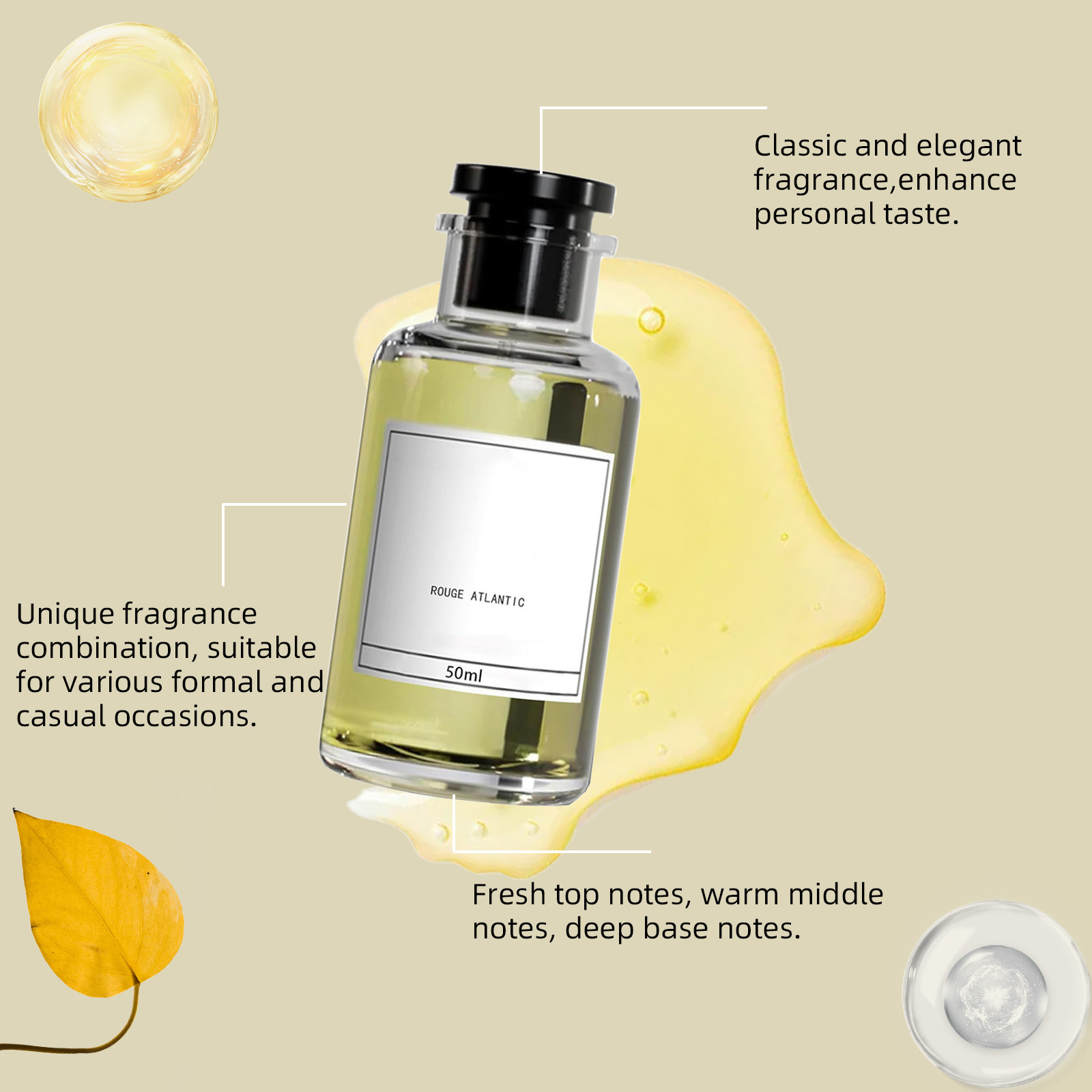 wooden perfume sandalwood with a light fragrance strongly flavoured
