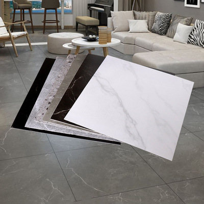 加厚家装硬塑地板 自粘地板贴 厨房地板砖贴 60X60CM