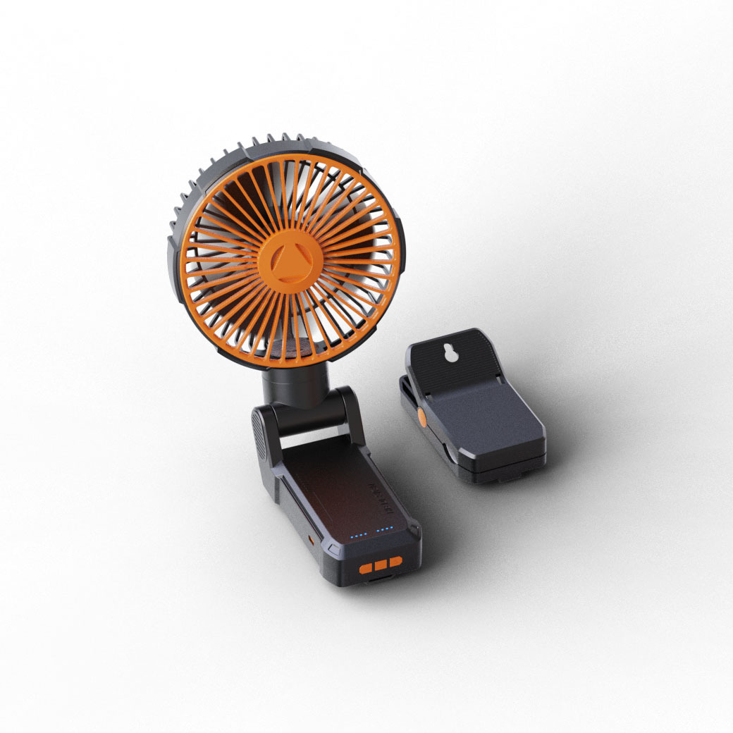 Ventilador Magnético Plegable con Pinza USB Recargable Desmontable para Cocina y Hogar image 5