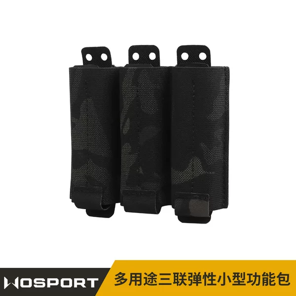 Wosport Camouflage Multi-Purpose Three-Compartment Elastic Storage Bag m System Elastic Bag Combination Set