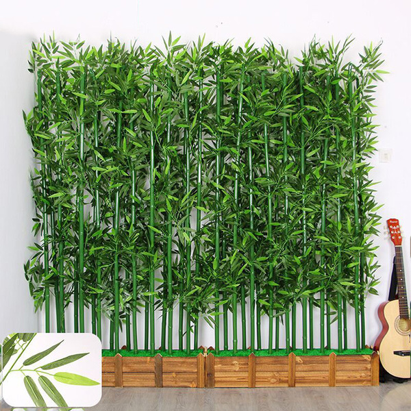 Artificial simulation bamboo screen partition outdoor large thick bamboo living room potted landscape decorative plastic fake bamboo