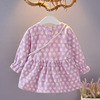 Children's small princess costume, autumn dress, skirt, 2021 collection, Korean style, long sleeve