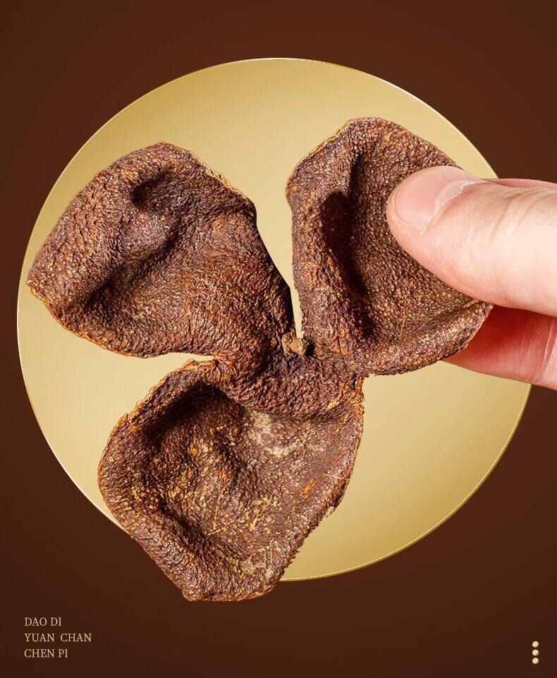 Xinhui Aged Chenpi Dried Tangerine Peel 500g Bag Traditional Chinese Herbal Tea Citrus Peel from Guangdong quality and texture