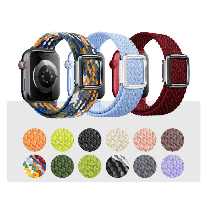 Suitable for Apple S11 Watch Strap, Modern Style Magnetic Buckle Nylon Woven Apple Watch 10 9 8 Strap Suitable for Apple S11 Watch Strap, Modern Style Magnetic Buckle Nylon Woven Apple Watch 10 9 8 Strap