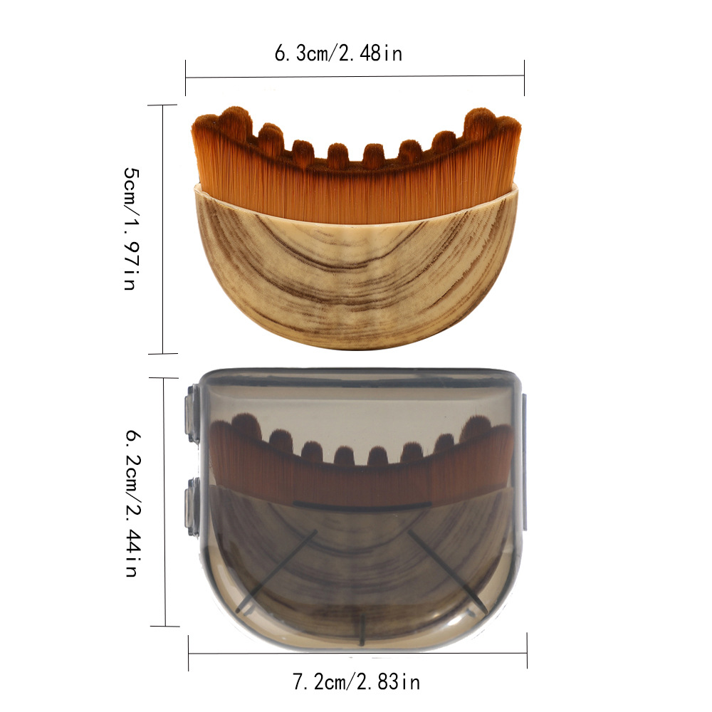 Cepillo de maquillaje transfronterizo, plataforma en el extranjero, cepillo facial, cepillo linfático, cepillo de limpieza, cepillo de enfermería grande
