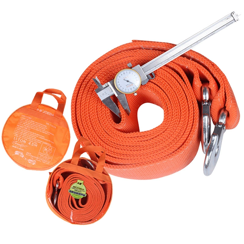 Внешнеторговый автомобильный прицепной канат 4,5 метра 18 тонн 75 мм плюс толщина и ширина усиленные двухэтажные автомобильные прицепные ремни