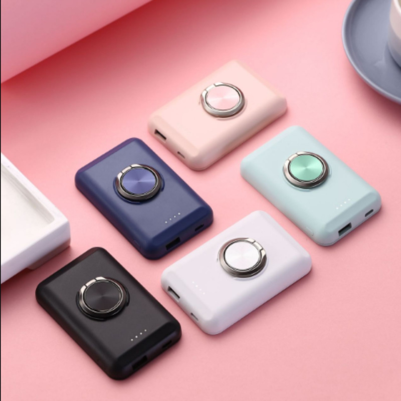 Magnetic wireless 5000mAh creative supply, universal power bank gift for mobile phones_voghion.com