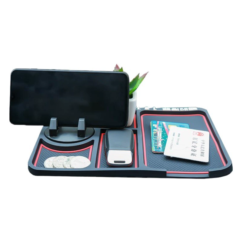 Прямой Автомобильный Кронштейн для мобильного телефона с фабрики, многофункциональный Противоскользящий коврик, внутренние принадлежности, накладка, Временный парковочный номер