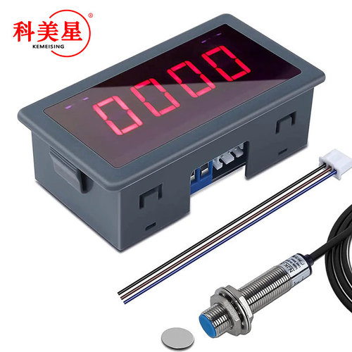 Digital Speed Meter Rotation Speed Meter Motor Motor Tachometer with Hall Sensor DC Speed Meter