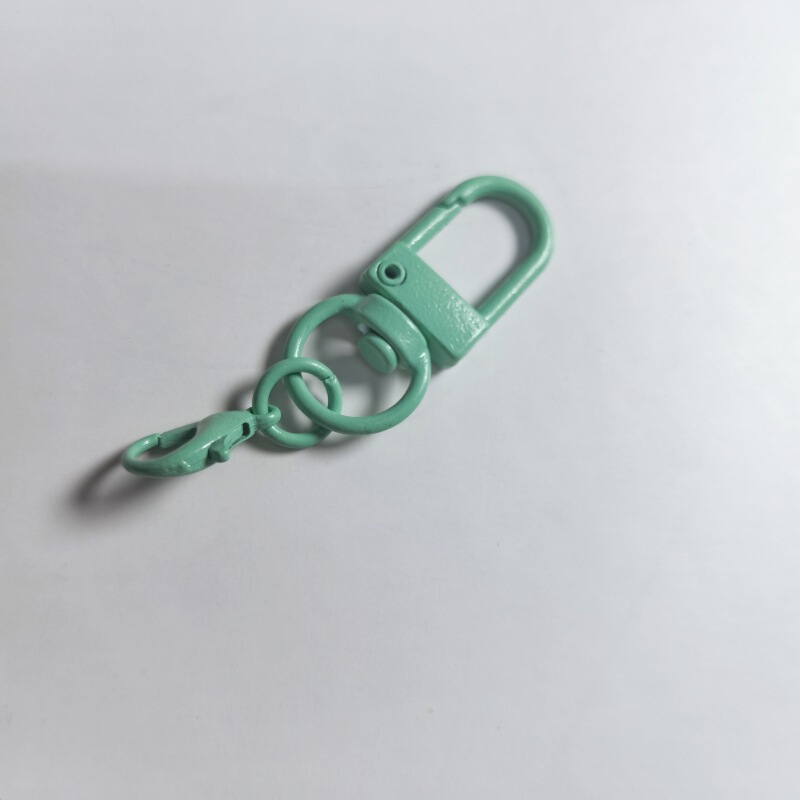 カラフルなペイント U 字型ドアバックル + ロブスタークラスプ diy 人形ぶら下げバックルバッグぶら下げチェーンバックルキーホルダージュエリーアクセサリー|undefined