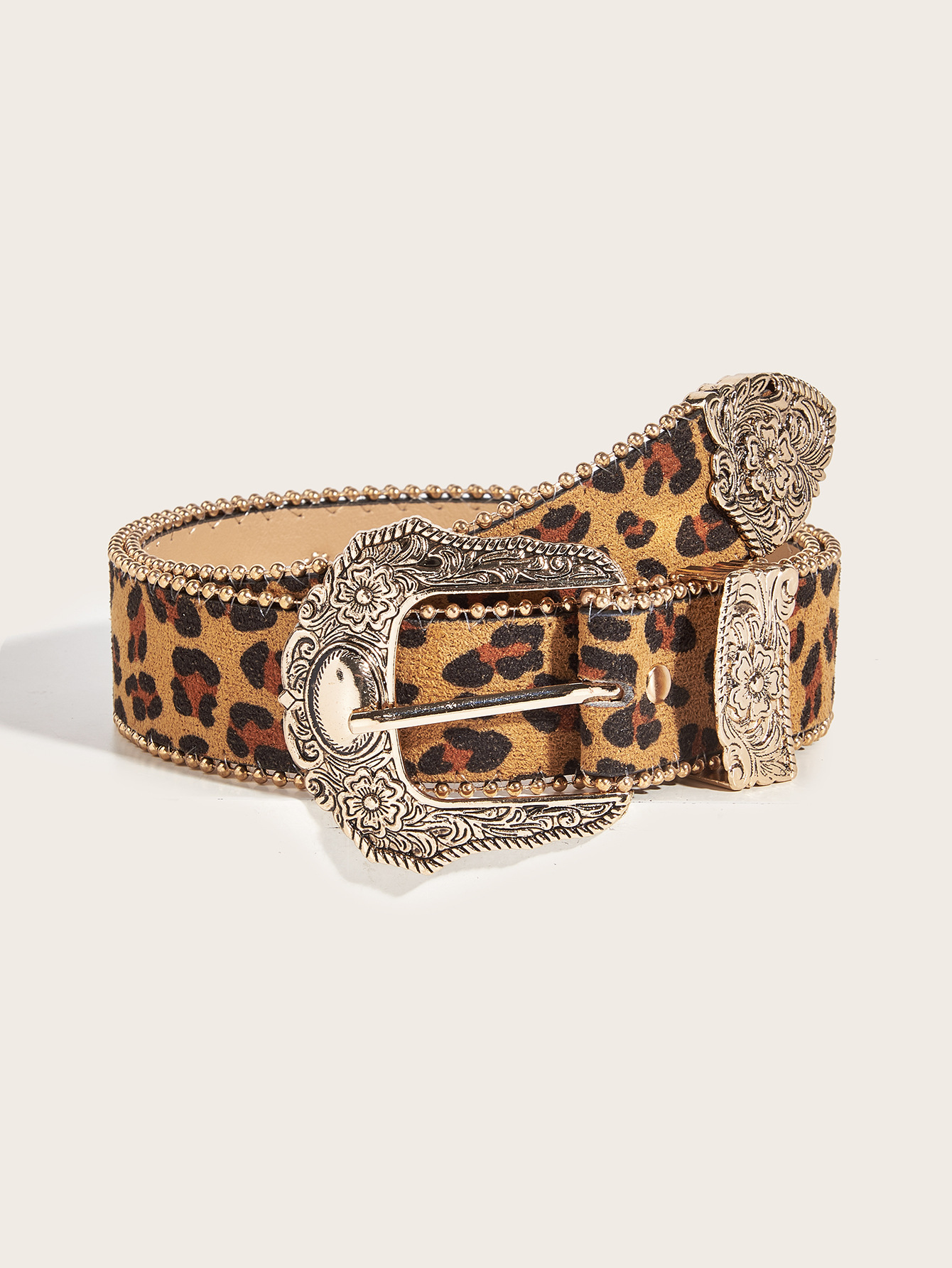 New Belt Leopard Print Belt Women's American Retro Decoration Ins Style Belt Subculture Pants Belt Wide Waistband_voghion.com