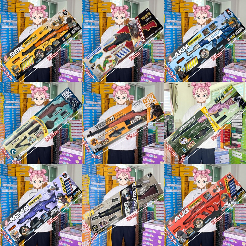 Boys toy M416 soft bullet gun 98K throw shell children toy gun shooting model gift box to push gifts wholesale Boys toy M416 soft bullet gun 98K throw shell children toy gun shooting model gift box to push gifts wholesale