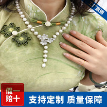 天然淡水珍珠项链女小众设计高级感短款锁骨链简约百搭首饰送妈妈