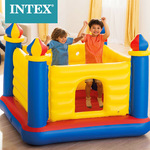 Intex, надувной замок для прыжков, батут в помещении, игрушка, бассейн с шариками