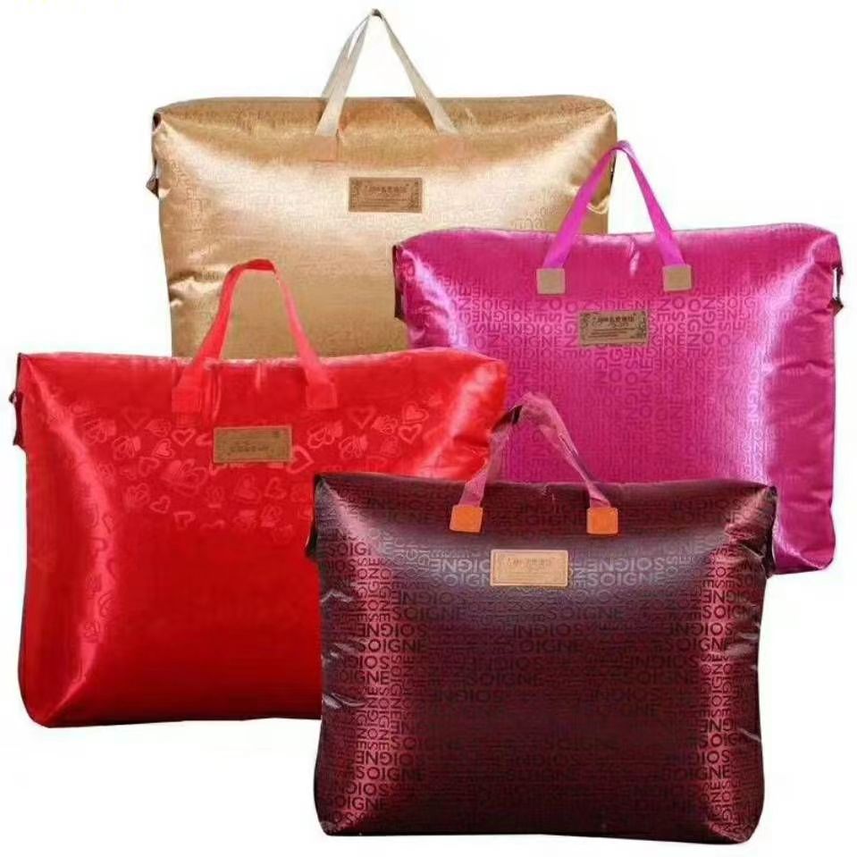 Bolsa de almacenamiento de edredón de tela Oxford engrosada tamaño grande y mediano tamaño pequeño ropa organización bolsa de almacenamiento bolsa de transporte bolsa de equipaje