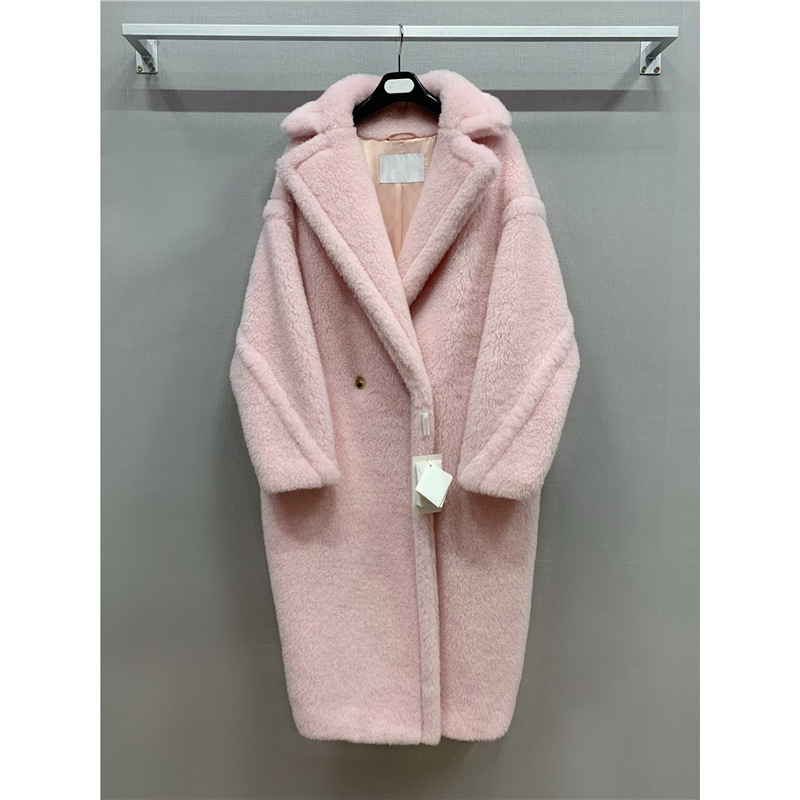 Haining Winter Mid-Length Fur Coat Versatile Warm Stylish Camel Wool Teddy Bear Coat Trendy Haining Winter Mid-Length Fur Coat Versatile Warm Stylish Camel Wool Teddy Bear Coat Trendy