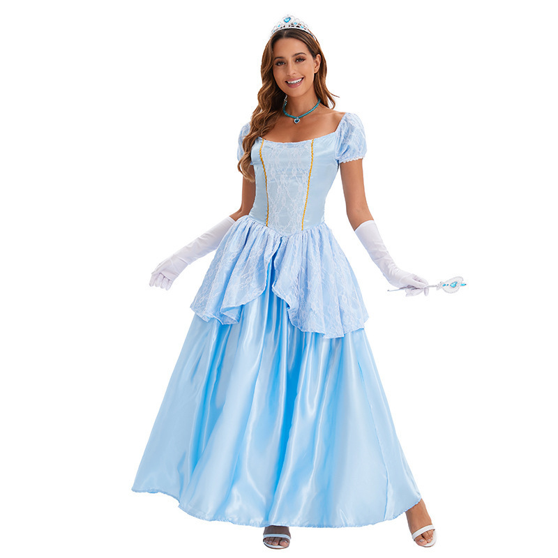 Halloween Snow White Fairy Tale Edition Cinderella Dress Adult Masquerade Christmas Costume Annual Meeting Show Halloween Snow White Fairy Tale Edition Cinderella Dress Adult Masquerade Christmas Costume Annual Meeting Show