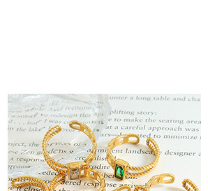 1 Piece Lady Geometric Titanium Steel Plating Zircon Necklace_colorza_2