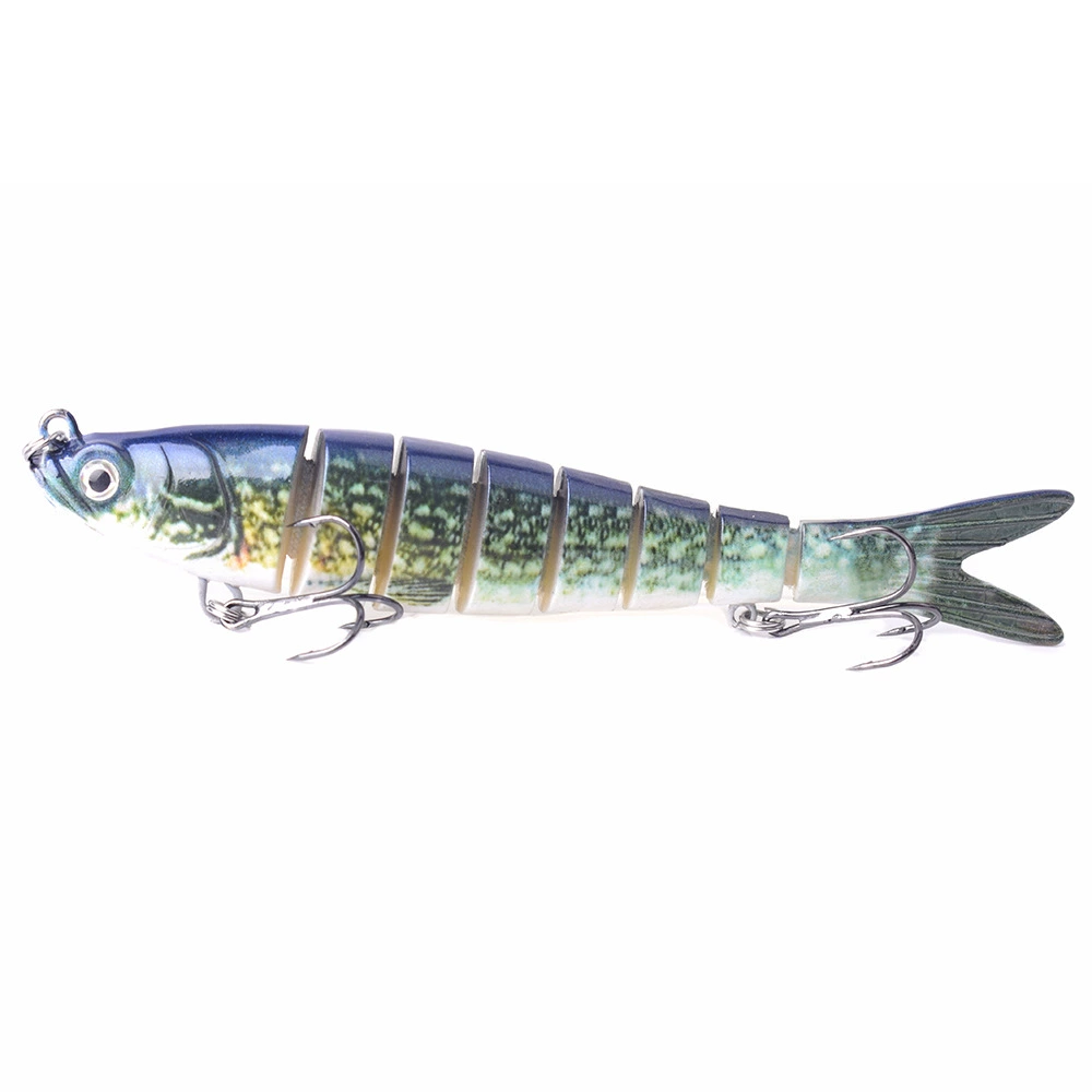 Многоштоковая рыбалка swimbait приманка 14 см 26 г, 8-сегментная тонущая имитация леща