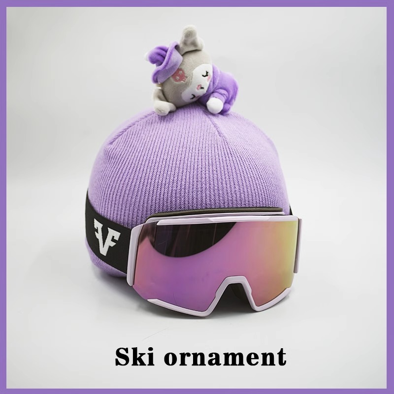 Helmet Cover Doll Windproof Winter Ski Helmet Snowboard Warm Hat