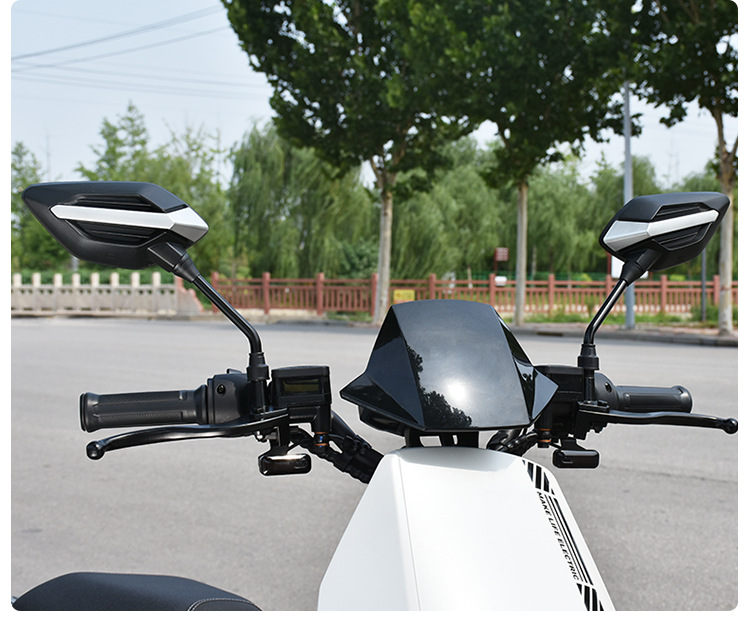 Universal Electric Scooter Wide-Angle Rearview Mirror, Scooter Rearview Mirror, Three-Wheeled Electric Vehicle Rearview Mirror, Convex Reflector