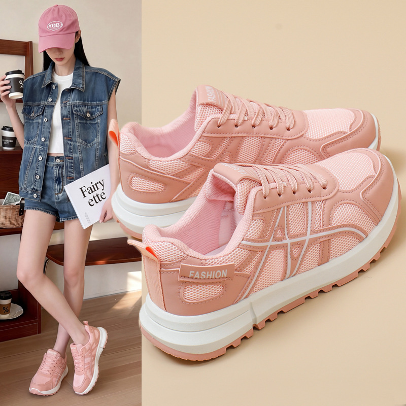 2026 verano nuevo cómodo de moda versátil suela suave zapatos deportivos antideslizantes zapatos de mujer zapatos deportivos transpirables
