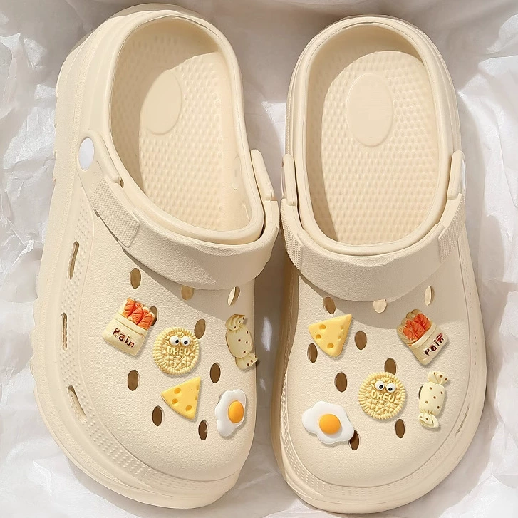 Летняя противоскользящая пляжная обувь для беременных, сандалии на платформе, сумка для обуви, шлепанцы