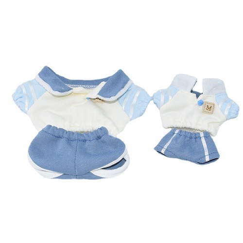 Original 10cm20cm cotton doll lapel casual sweatshirt suit star doll doll dress-up toy clothes