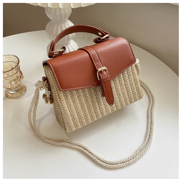 Korean Mini Casual Contrast Color Messenger Box Handbag Wholesale Nihaojewelry display picture 39