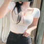 韩国露脐新款女士t恤