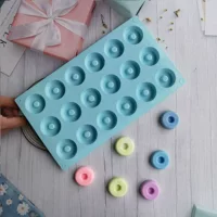 Пончик, акриловая силиконовая форма, DIY, хлеб