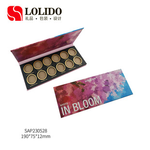 Source Factory Customized High-End Cosmetics Storage Box Eye Shadow Palette Beauty Box with Pictures or Designs
