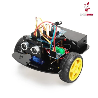 华宇芯兼容Arduino小车套件 寻迹避障无线遥控ESP8266机器人小车
