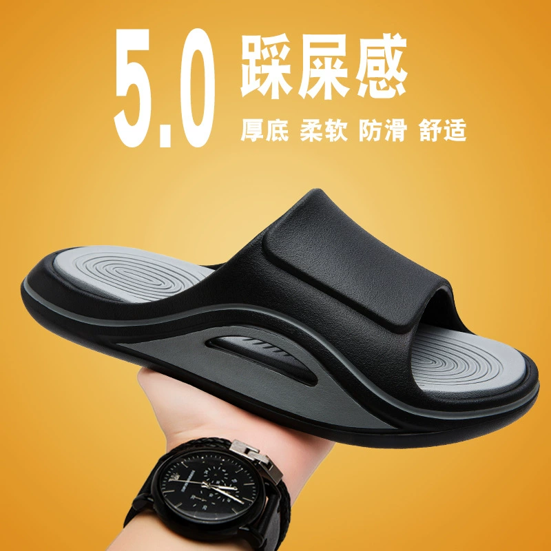 2025 новых летних больших размеров тапочек для мужчин для улицы, мужские тапочки, корейский стиль, персонализированные модные пляжные сандалии
