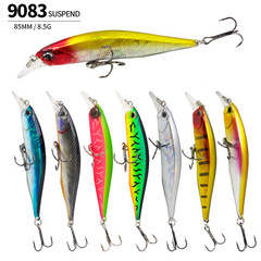 Lure 85mm/8.5g Floating Milo, Baitfish Hard Baits 9083, Imitative Artificial Lure