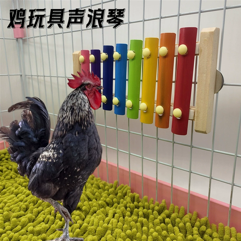 Куриный ксилофон Игрушка курица деревянная игрушка ксилофон курятник куриная игрушка