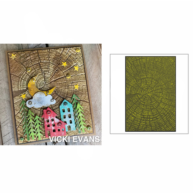 3D textura clip de plástico cóncavo-convexo molde de gofrado cóncavo-convexo Plantilla de gofrado placa DIY grabado clip de impresión material de diario