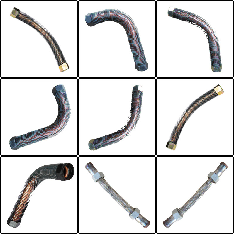 高压空压机配件机头连接管气泵泵头链接管储气罐钢丝管软管散热管